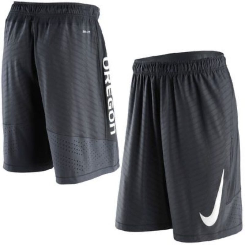 Black Oregon Ducks Basketball Shorts
